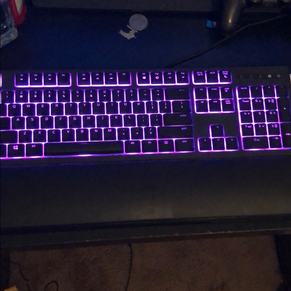 Razor keyboard changes different colors